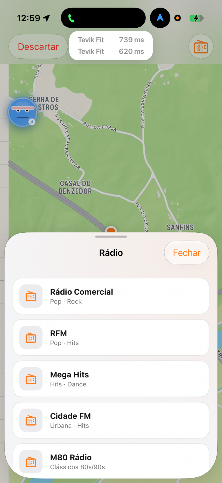 Corre com a tua estação favorita.