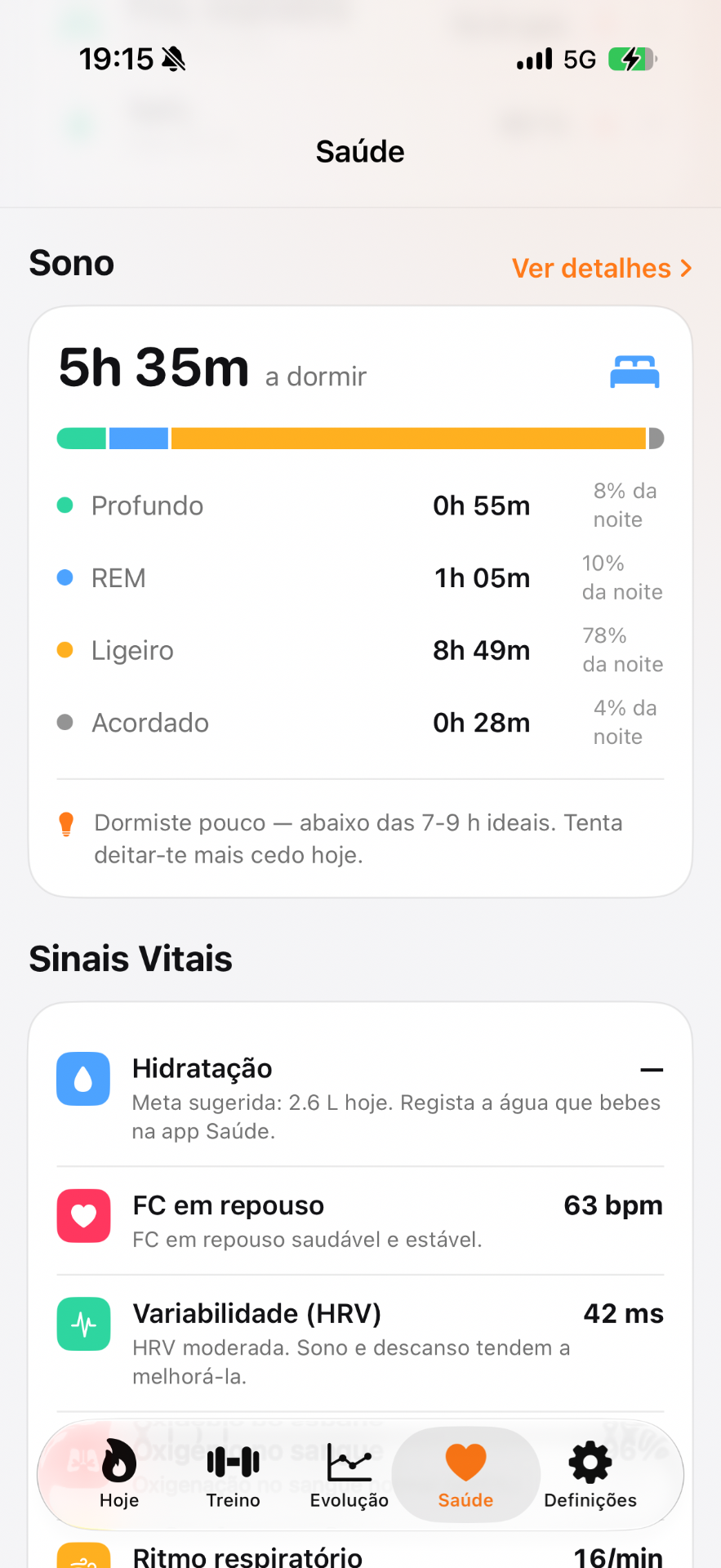 Descanso é meio treino.