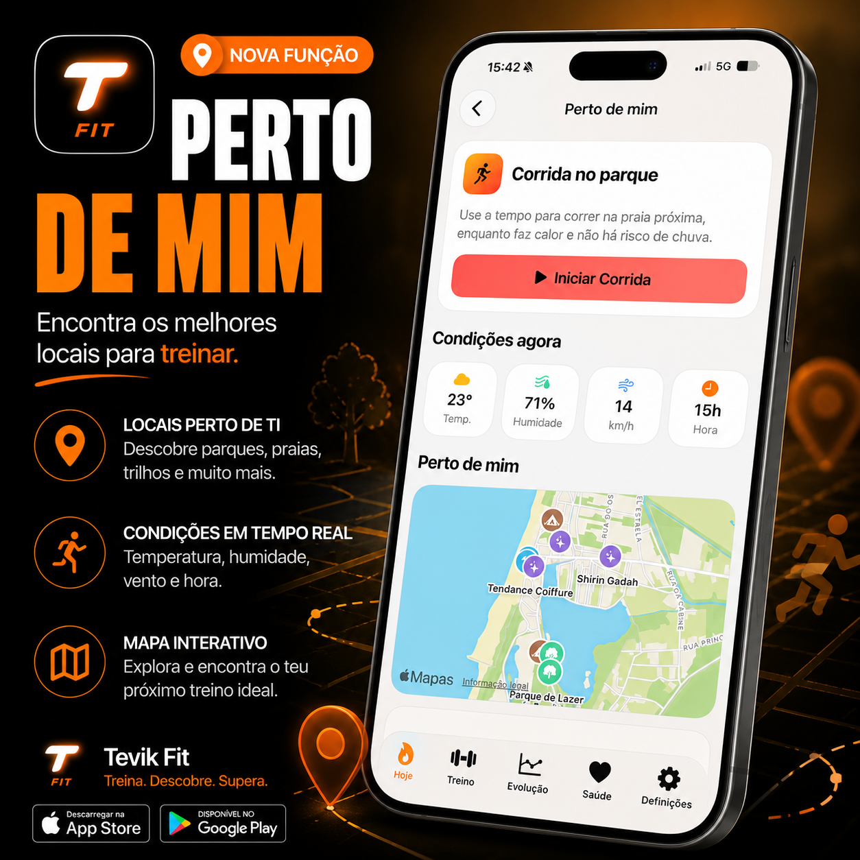 Poster Tevik Fit — Perto de mim