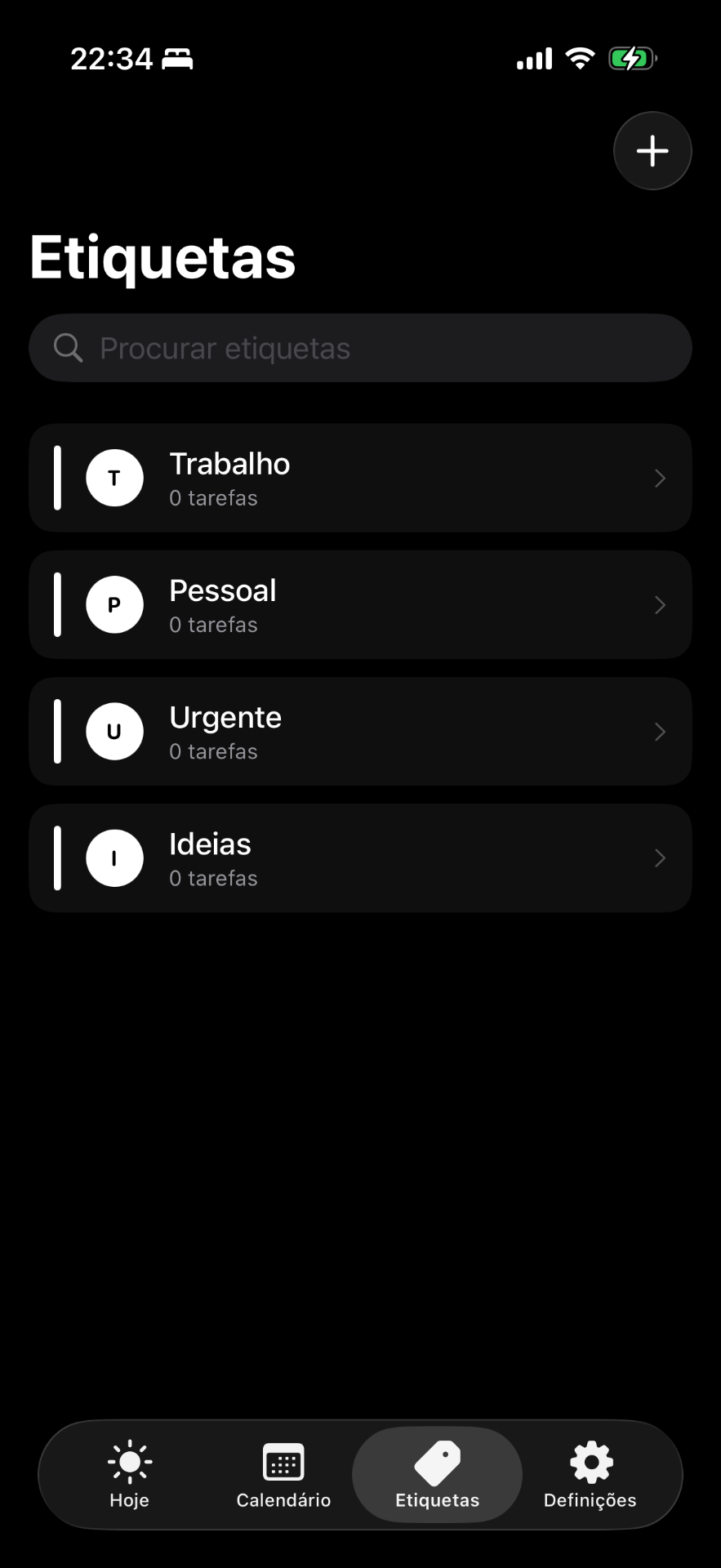 Tudo no sítio certo.